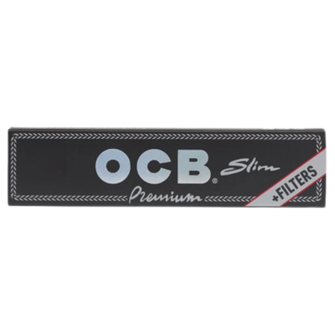 OCB Black Slim Rolling Paper With Filters – AirKandy